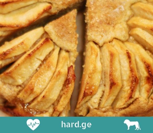 მოამზადეთ ვაშლის გემრიელი და ჰაეროვანი ღვეზელი მარტივად!