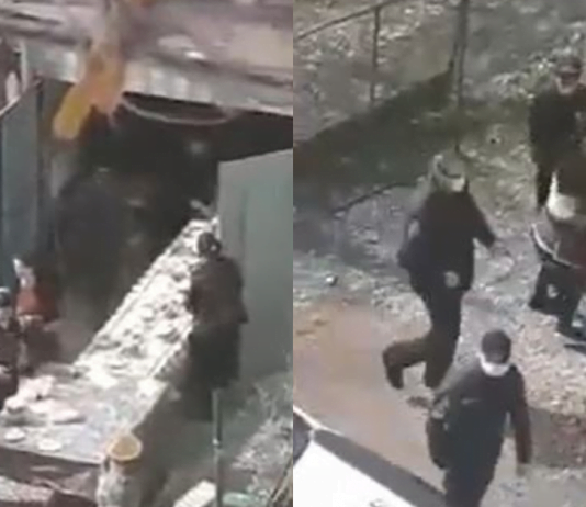 გაშლილი სუფრა და დაპირისპირება მარნეულში პოლიციასა და მოქალაქეებს შორის (ვიდეო)