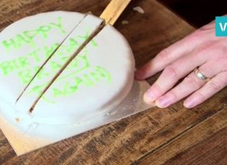 გაიგეთ როგორ უნდა დაჭრეთ ტორტი სწორად! ძალიან გამოგადგებათ…