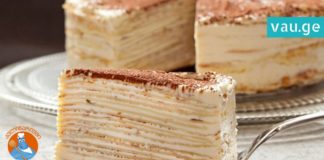 მოამზადეთ ფრანგული დესერტი, “კრეპვილი”! გემრიელი და მარტივია…