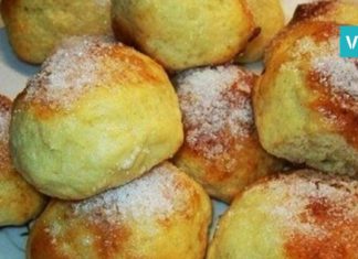 მოამზადეთ ეს გემრიელი ფუნთუშები 15 წუთში! გემრიელია…