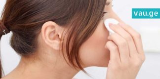 მან დაასველა ბამბა არყით და გაიწმინდა სახე. შედეგი- ბრწყინვალე. არყის გამოყენების გზები