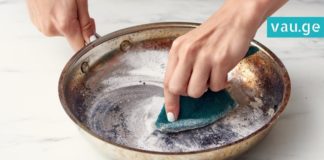 მივიწყებული საშუალება, რომელიც სამზარეულოს ჭურჭელს ცხიმსა და ჭუჭყს მარტივად აშორებს