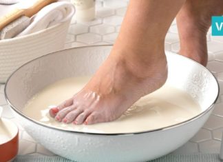 მან ფეხები თეთრ ნარევში ჩადო, მაგრამ რატომ? რეცეპტი, რომლითაც კლეოპატრა სარგებლობდა!