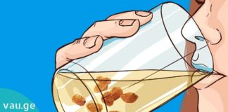 ქიშმიშის და წყლის ნაზავი ორგანიზმის გასაწმენდად. ის, რაც ყველას სჭირდება