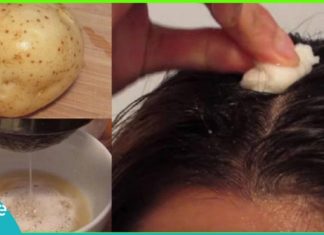 აი ასე შეგიჩერებთ კარტოფილის წვენი თმის ცვენას. სცადეთ, ეფექტურია