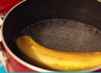 ჩააგდეთ ბანანი მდუღარე წყალში! 10 წუთში საოცარ სასმელს მიიღებთ! სასარგებლოა