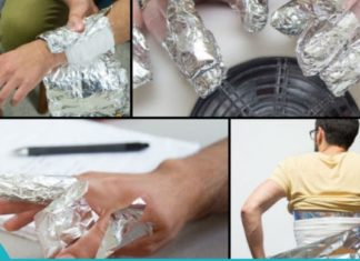 ტკივილის განკურნების 8 მეთოდი ალუმინის ფოლგით.