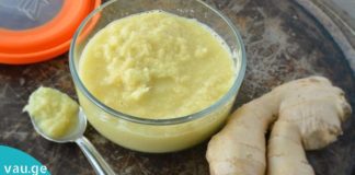 გაცივებისას ყველაზე სწრაფი დამხმარე არის ჯინჯერის პასტა!