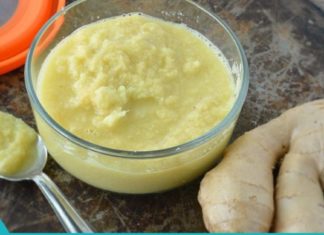 გაცივებისას ყველაზე სწრაფი დამხმარე არის ჯინჯერის პასტა!