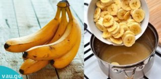 ბანანი დარიჩინით: ნებისმიერი ტაბლეტის ნაცვლად.