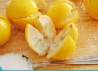 ერთი ცალი ლიმონი გაჭერით ოთხ ნაწილად, მოაყარეთ მარილი. ეს შეცვლის თქვენს ცხოვრებას სამუდამოდ!