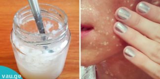 ქოქოსის ზეთი და სოდა- სახის კანის მკურნალობისთვის.