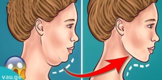 განვთავისუფლდეთ ორმაგი ღაბაბისგან: სავარჯიშო სარკის წინ, მხოლოდ 5 წუთი დღეში!