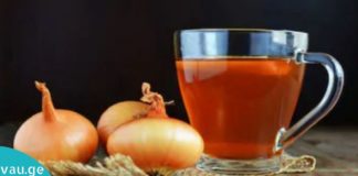 Ხახვის ჩაი – ახდენს ნაწლავის ფუნქციონირების ნორმალიზებას და ხსნის ნახველს