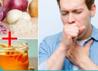 თაფლისა და ხახვის ნაყენი ყელის ტკივილისათვის, რომელიც მოქმედებს წამებში.