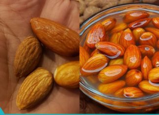 დაალბეთ 4 ცალი ნუში ღამით და ჭამეთ დილას გაღვიძების შემდეგ! თქვენს სხეულს დაუჯერებელი რამ მოუვა.