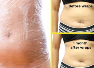 მან საკვების შესაფუთი ცელოფანი შემოირტყა წელზე… მოულოდნელად, ქალმა გახდომა დაიწყო!