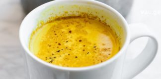 ანთების საწინააღმდეგო სასწაულმოქმედი სასმელი კურკუმით და რძით