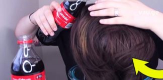 ამ გოგომ დაიბანა თმა 2 ბოთლი კოკა-კოლით და შედეგი უბრალოდ გასაოცარია!