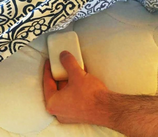 მან საპონი თეთრეულის ქვეშ დადო. რატომ? მიზეზი გენიალურია!