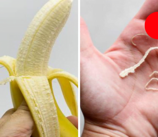 ბანანის თეთრი ძაფების საიდუმლო – სანამ გადაყრით ეს წაიკითხეთ!