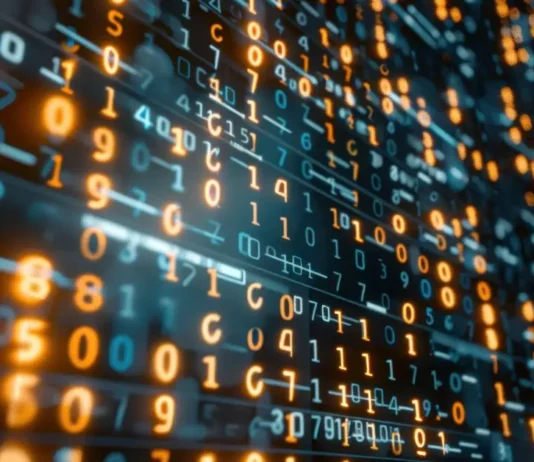 როგორ მართავს ალგორითმები და მეცნიერება თანამედროვე სამყაროს Abstract data visualization representing digital algorithms and flight price trends