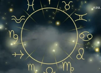 2026 წლის ასტროლოგიური პროგნოზი: დიდი ცვლილებებისა და ახალი შესაძლებლობების წელი Zodiac wheel with astrology signs on a starry night sky background.